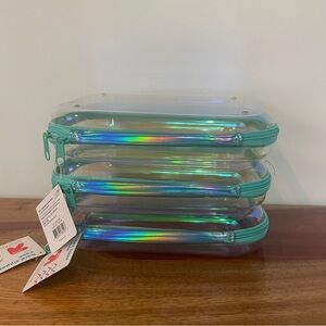 Set of 3 Hard Sided Sipper Pencil Case